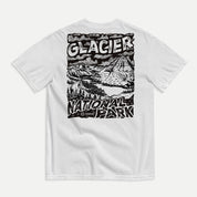 Glacier National Park (Breathable Relaxed Fit T-shirt) - Evergreen
