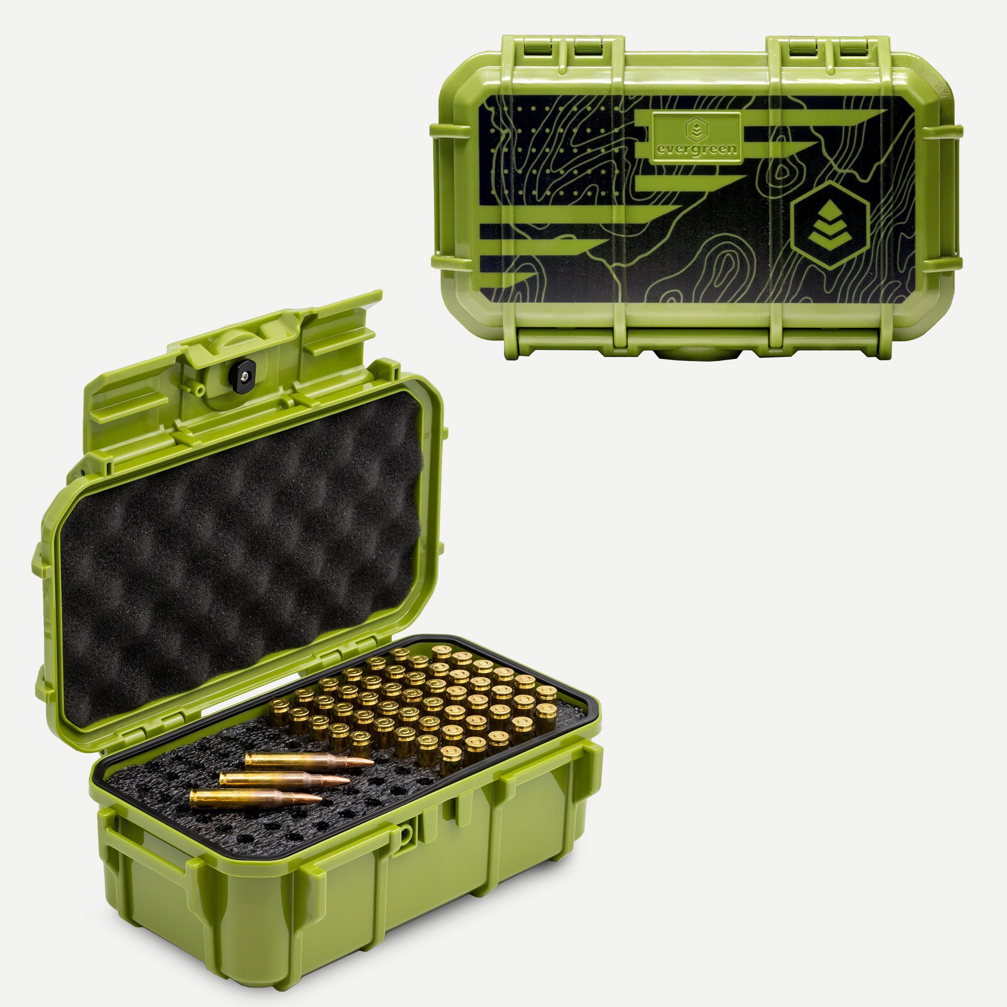 Evergreen 57 Rifle Ammo Case - USA Series - Evergreen