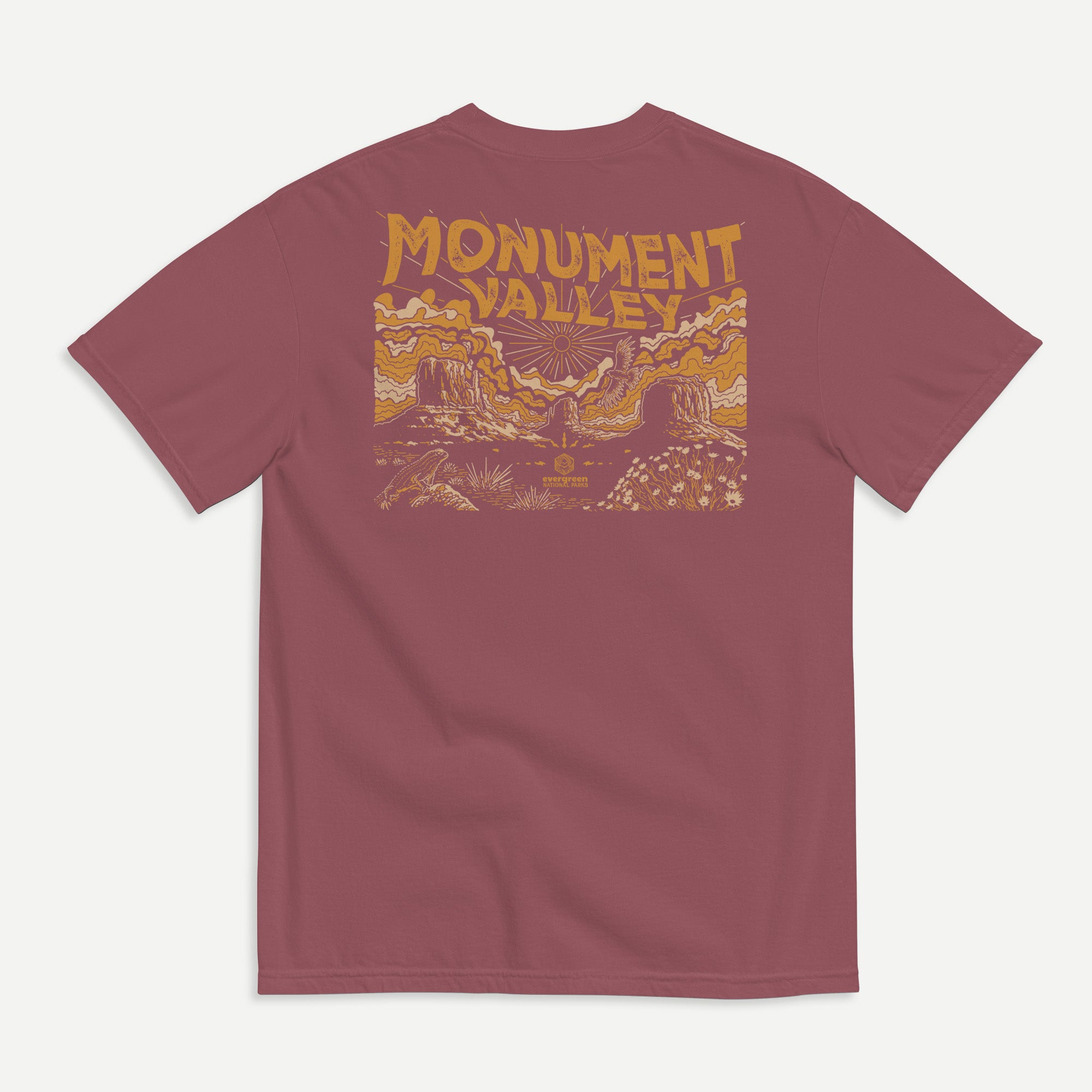 Monument Valley (Breathable Relaxed Fit T-shirt) - Evergreen