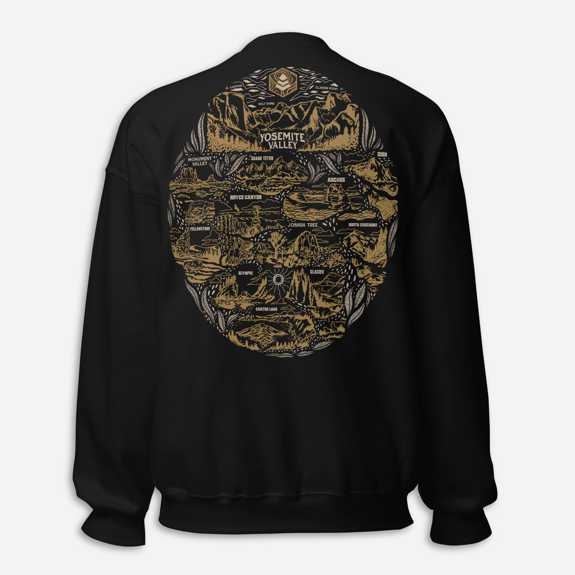 National Parks Crew (Classic Fit Sweatshirt) - Evergreen