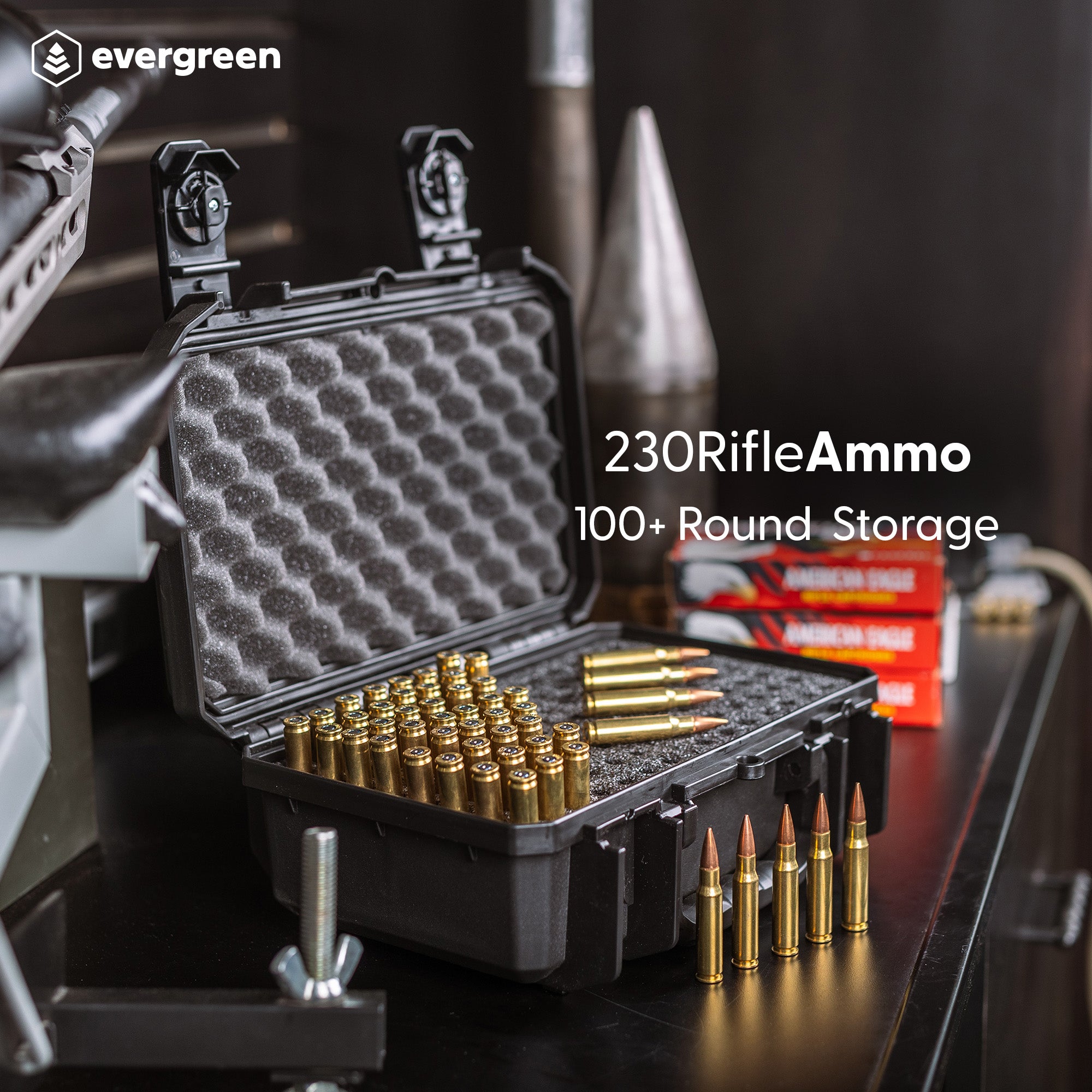 Evergreen 230 - Rifle Ammo *112 ct. - Evergreen