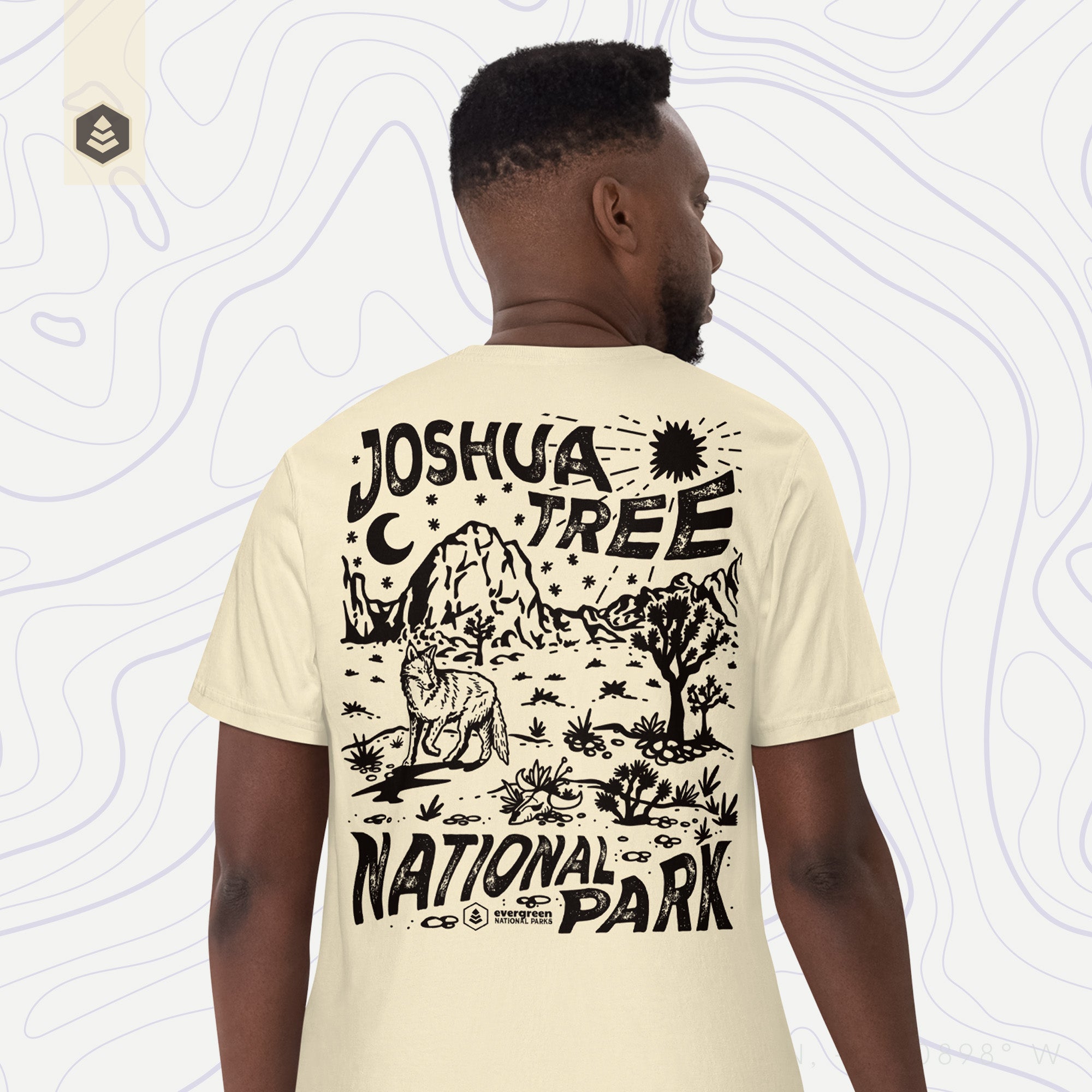 Joshua Tree National Park (Breathable Relaxed Fit T-shirt) - Evergreen