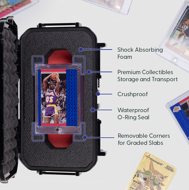 Cards - Graded Deck Box: 5 Graded Slabs (Red/Blue) (56)