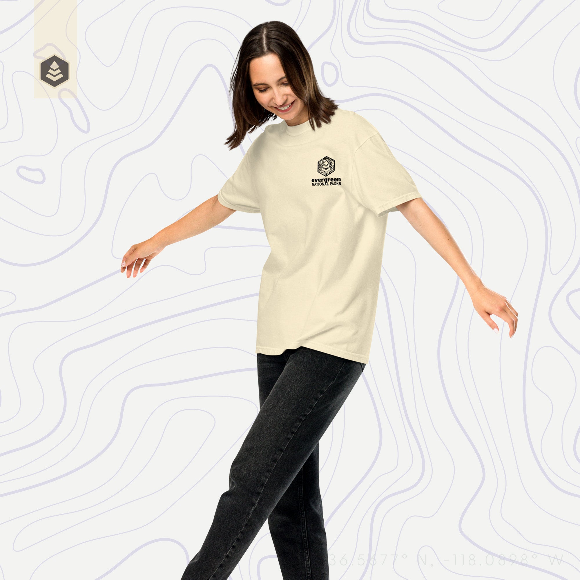 Joshua Tree National Park (Breathable Relaxed Fit T-shirt) - Evergreen
