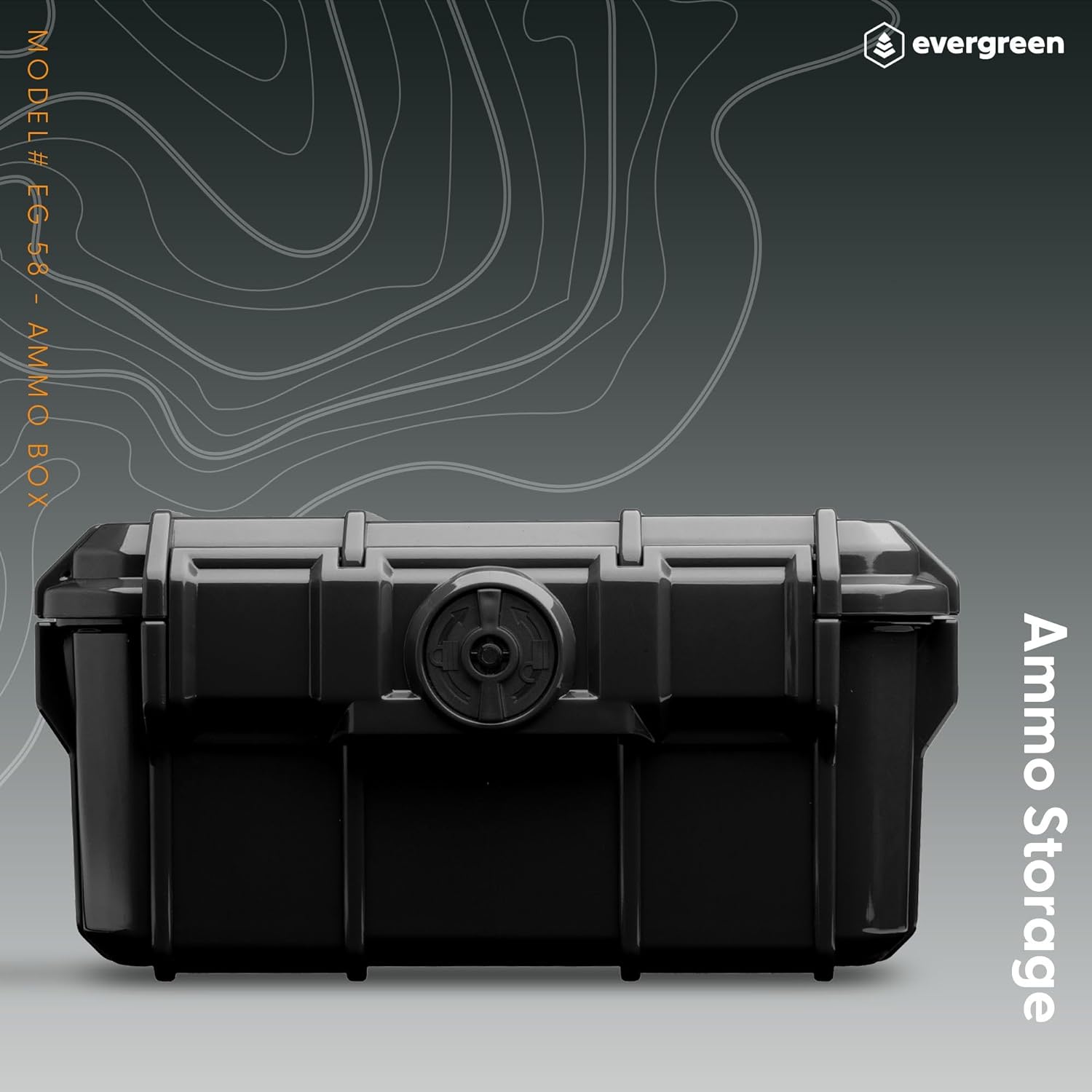 Evergreen 58 Ammo Carry Can with Handle - Evergreen