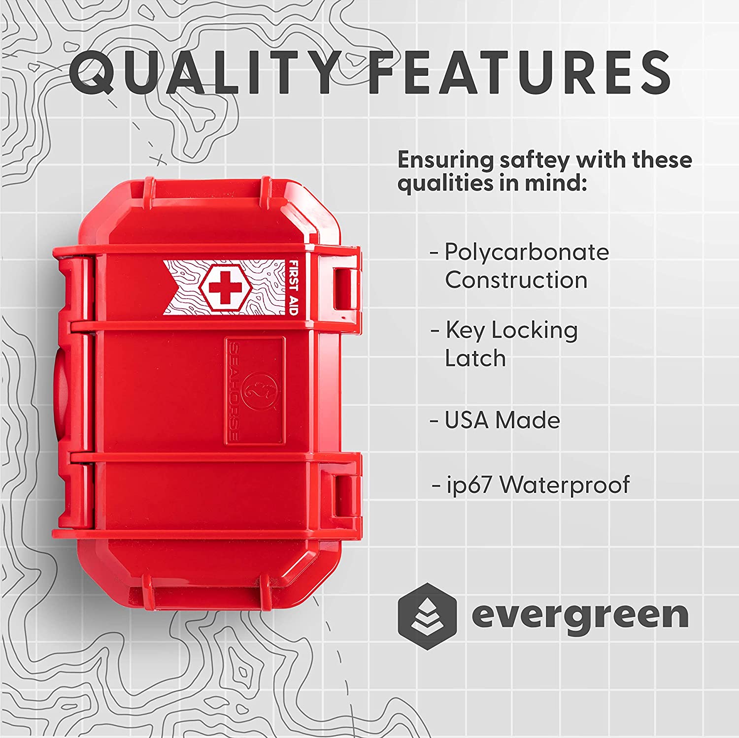 Evergreen 52 - Med Box (First Aid) - Evergreen