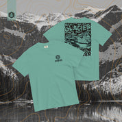 Glacier National Park (Breathable Relaxed Fit T-shirt) - Evergreen