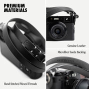 Evergreen Leather Camera Strap(28"/38") - Evergreen