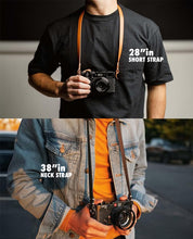 Evergreen Leather Camera Strap(28"/38") - Evergreen