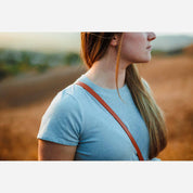 Evergreen Leather Camera Strap(28"/38") - Evergreen