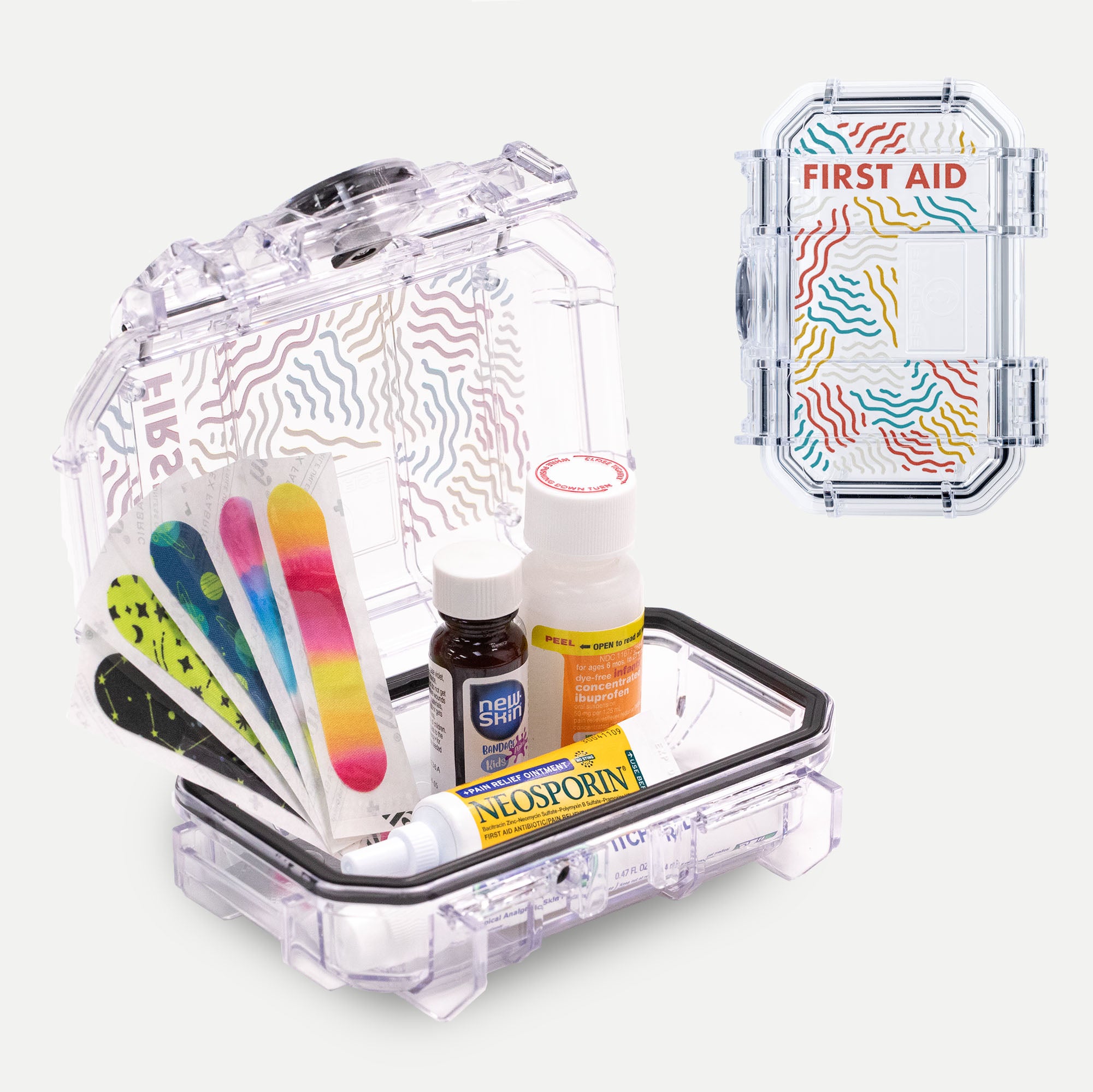 Evergreen 52 - Med Box (Squiggle) - Evergreen