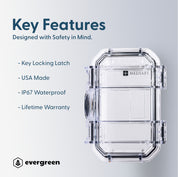 Evergreen 52 - Med Box (Med Safe) - Evergreen