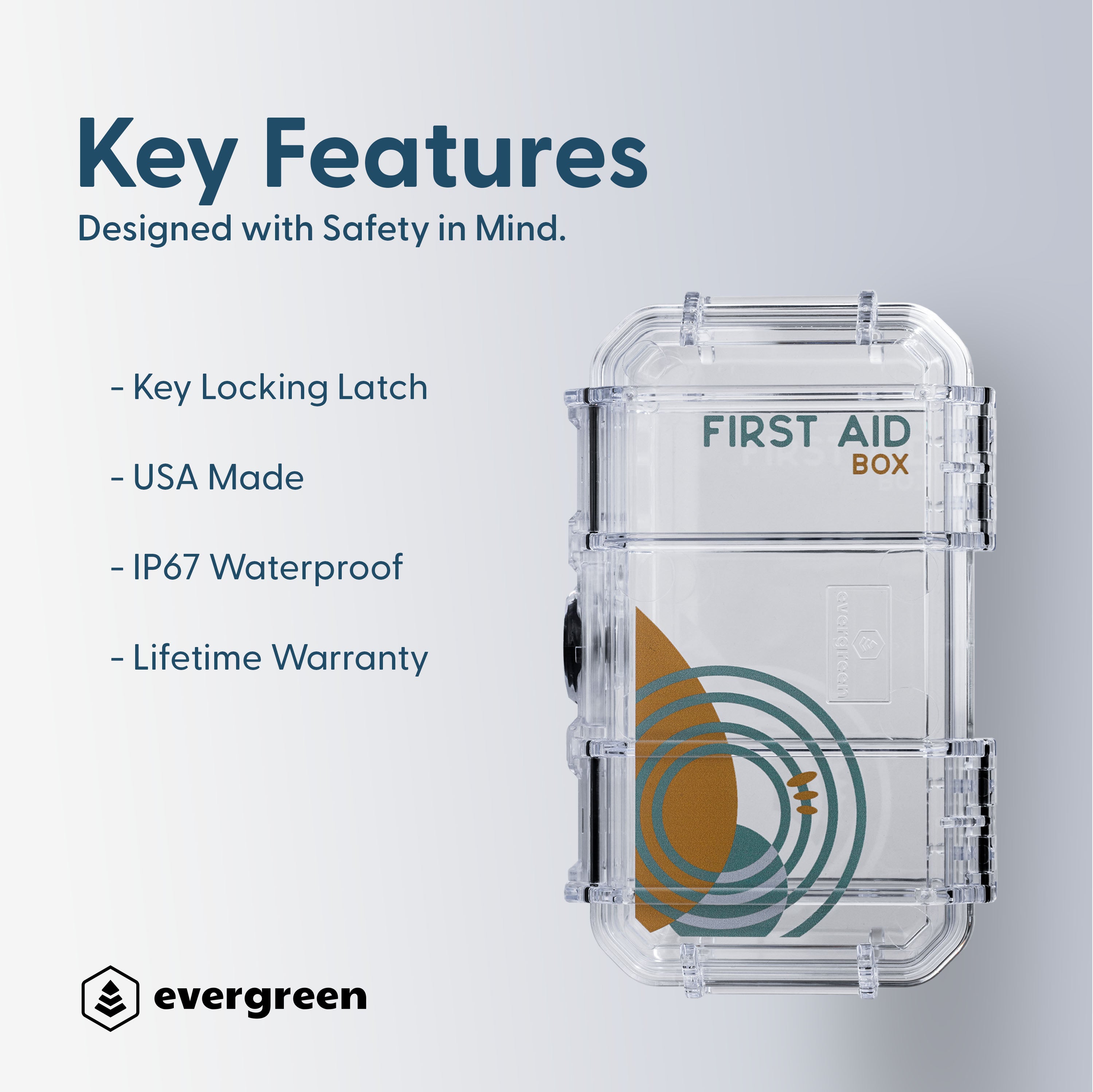 Evergreen 56 - Med Box (BOHO) - Evergreen