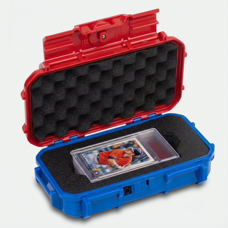 Cards - Graded Deck Box: 5 Graded Slabs (Red/Blue) (56)