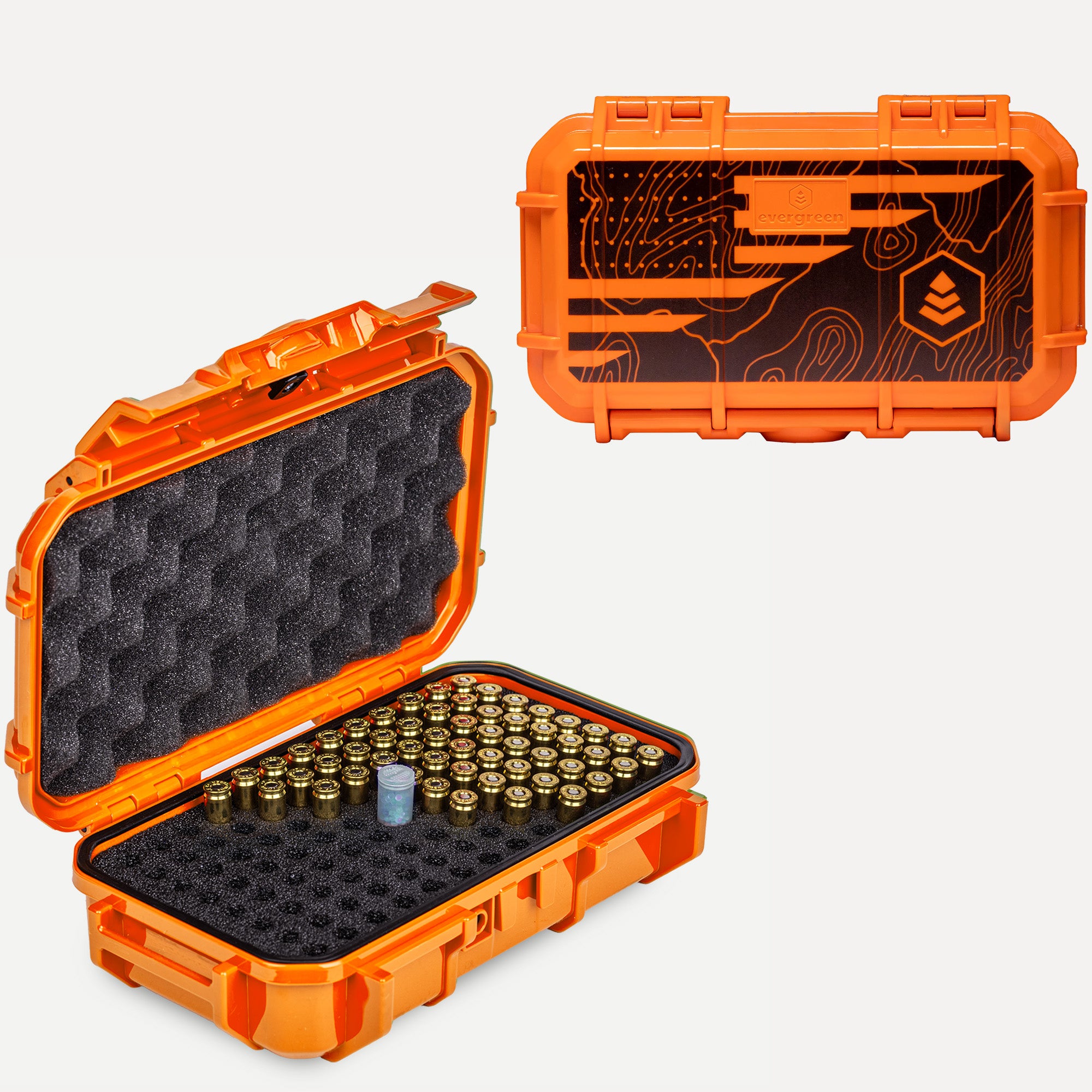 Evergreen 56 Pro USA Flag Pistol Ammo Case with ARIDZONE