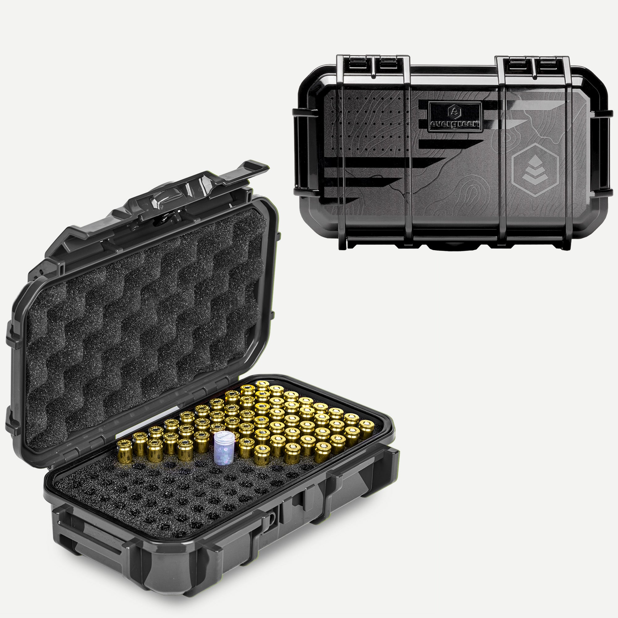 Evergreen 56 Pro USA Flag Pistol Ammo Case with ARIDZONE