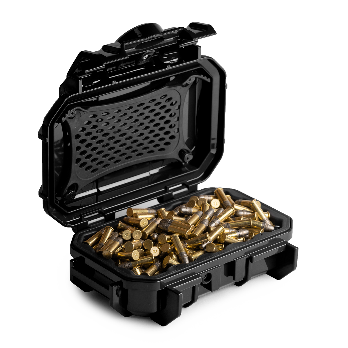 .22 Ammo Case – Waterproof Micro Dry Box with Rubber Liner (52)