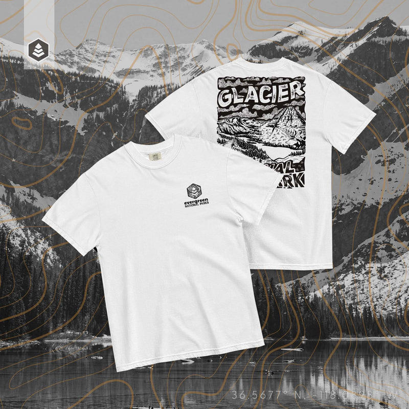 Glacier National Park (Breathable Relaxed Fit T-shirt)
