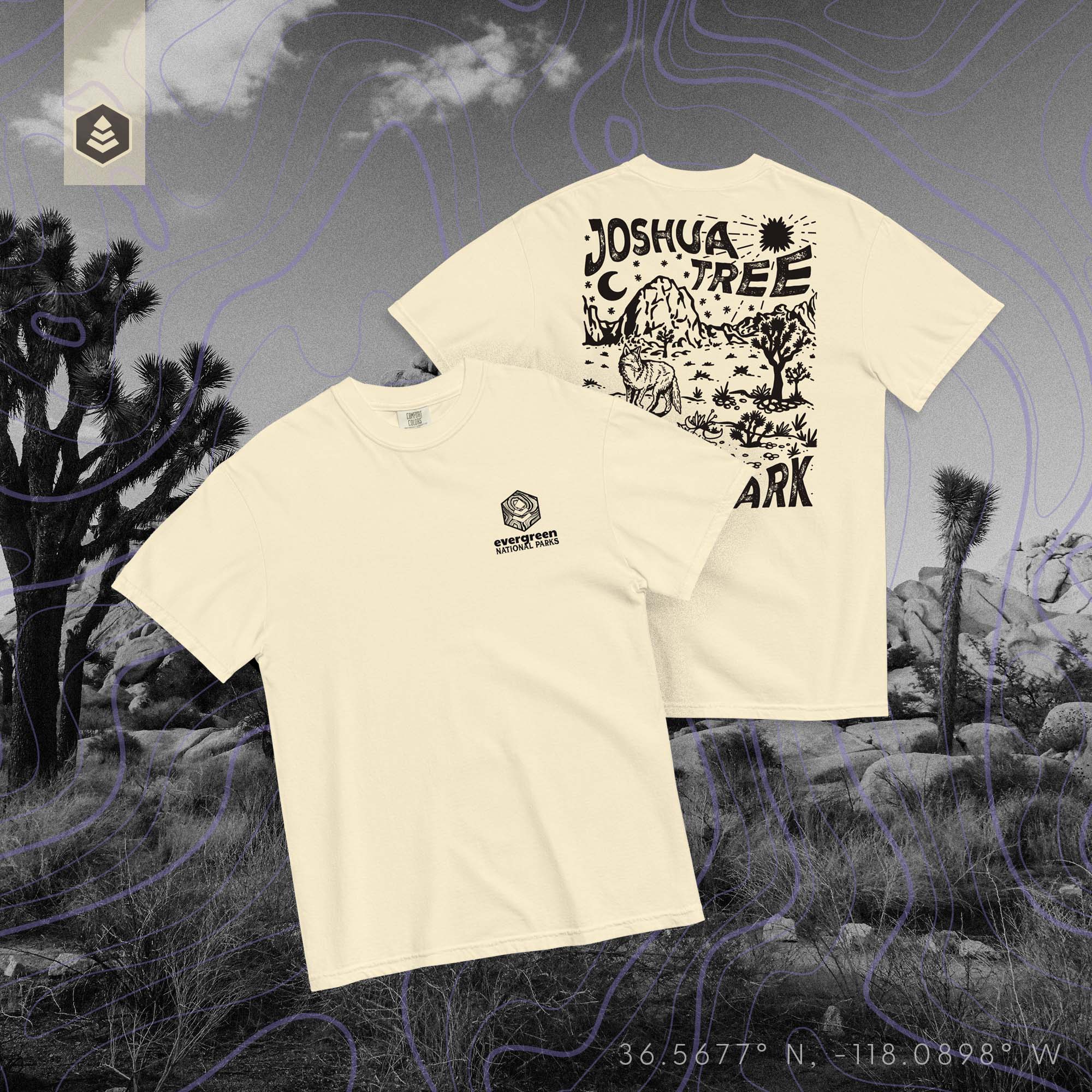 Joshua Tree National Park (Breathable Relaxed Fit T-shirt)