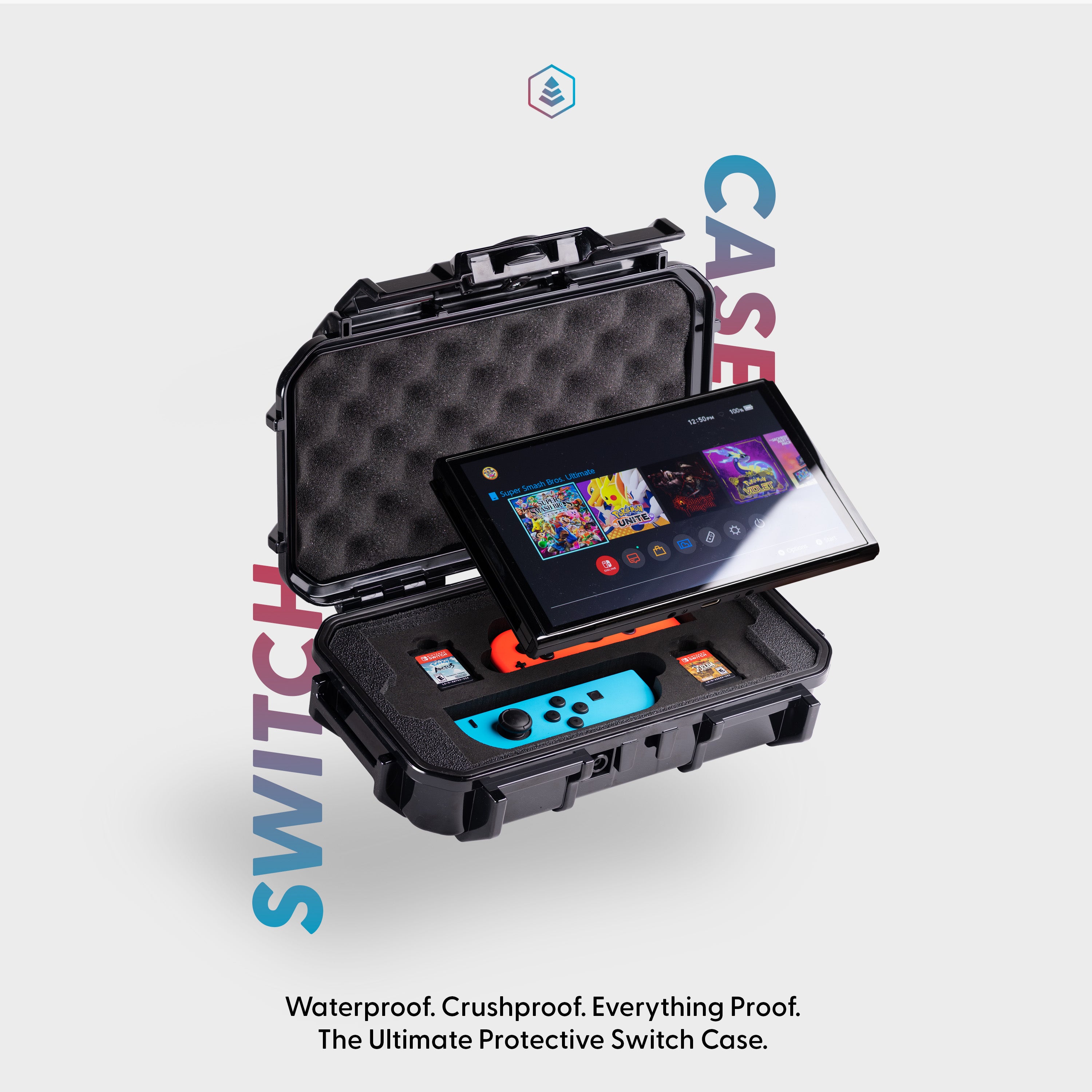 Evergreen 56 Nintendo Switch Case (Retro Grid Edition)