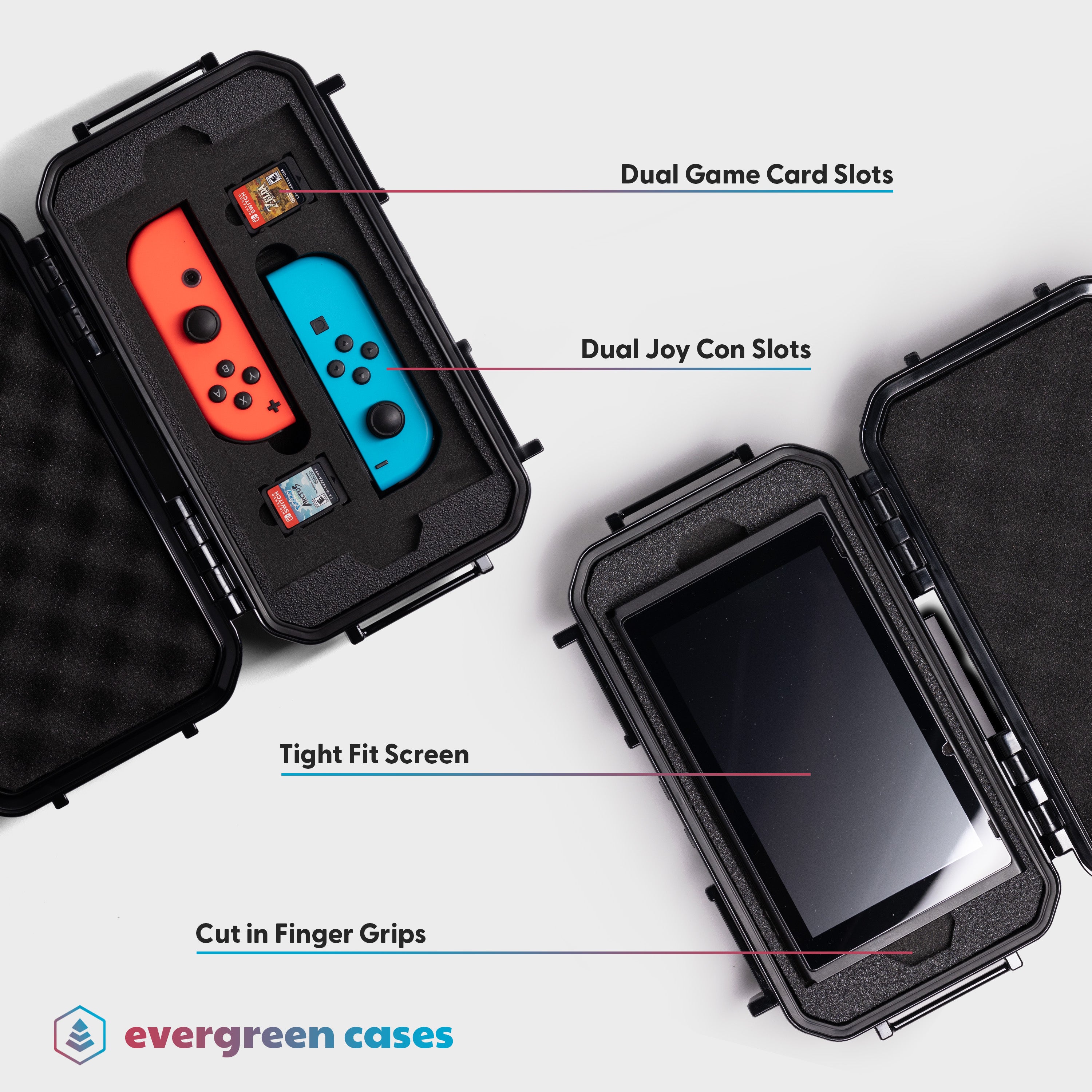 Evergreen 56 - Nintendo Switch Case (Splat, Black Edition)