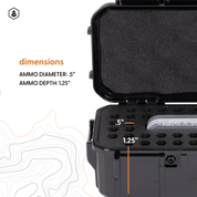 Evergreen 57 .50 AE Ammo Case * 50 rounds