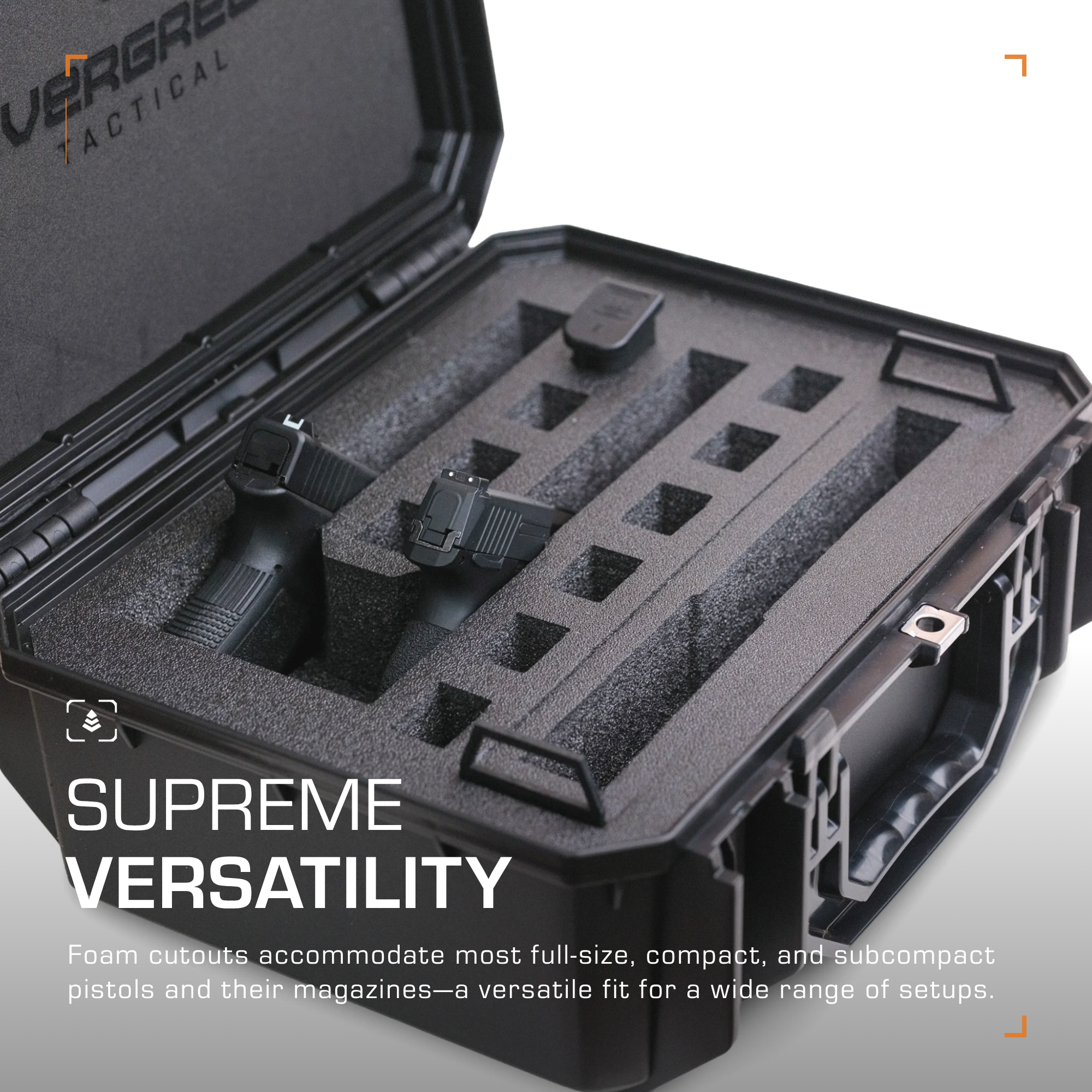 Tactical - EG530: 2/3 Pistol (Red Trim) - Evergreen