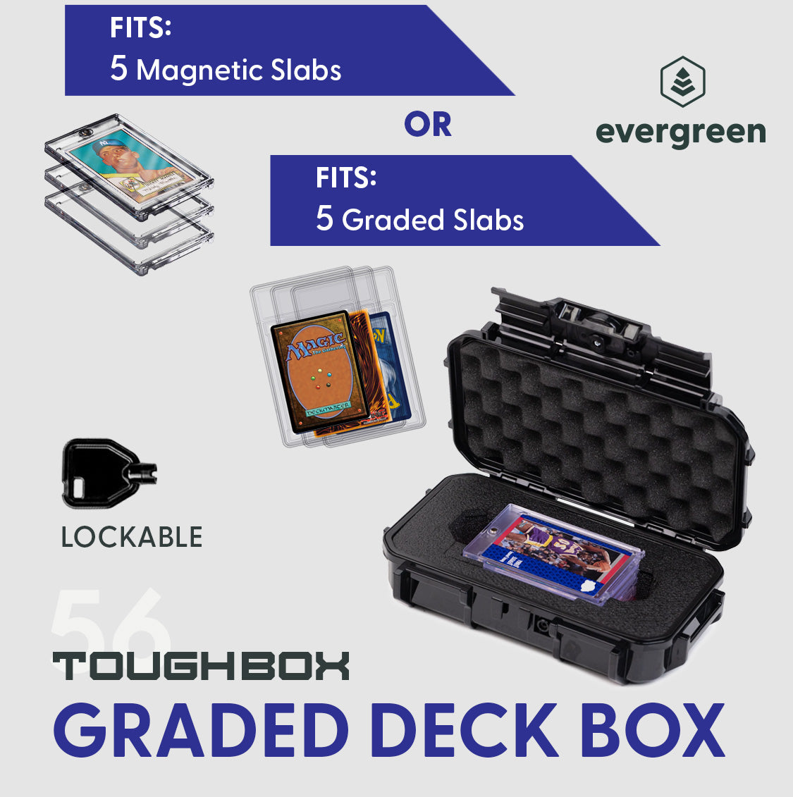 Cards - Graded Deck Box: 5 Graded Slabs