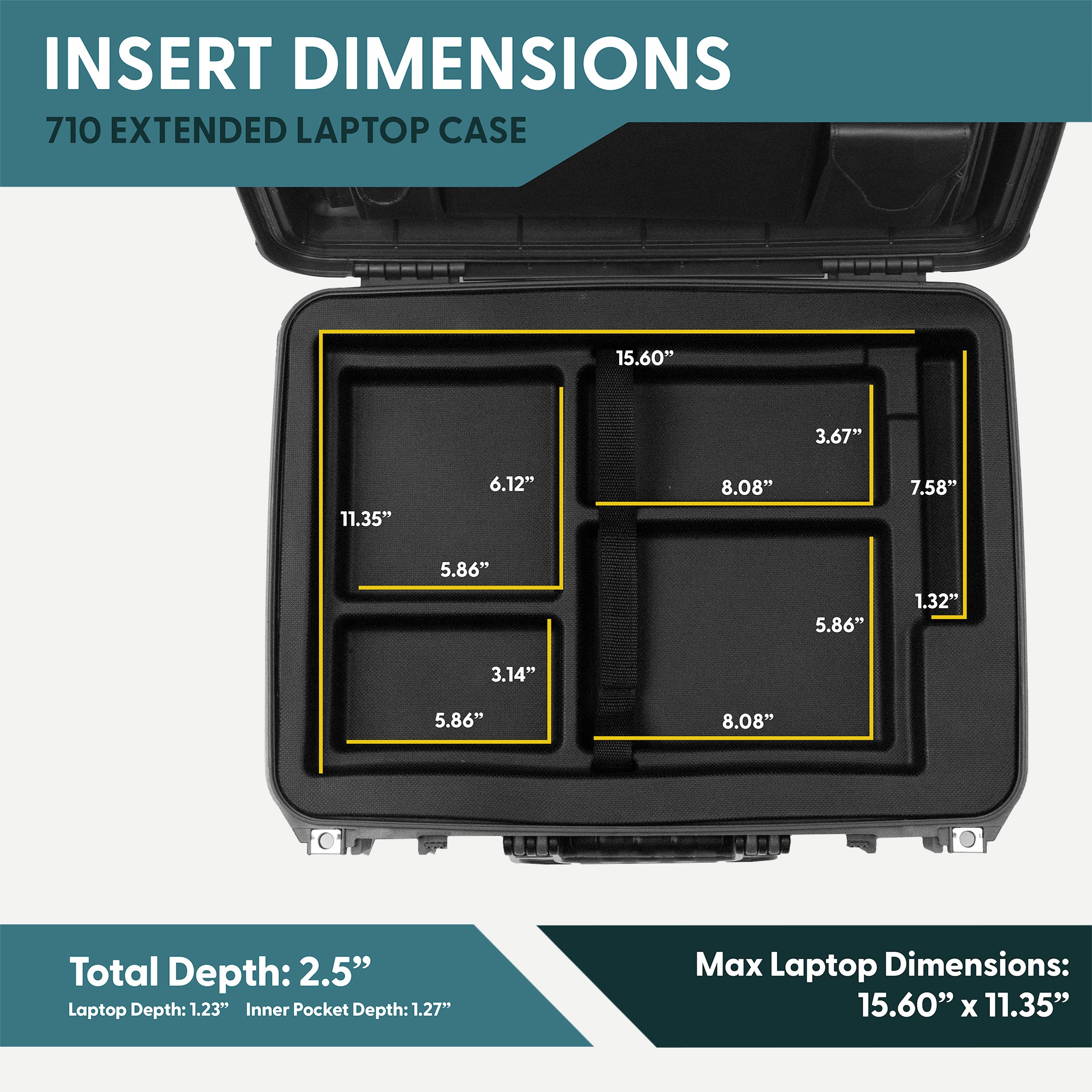 710 Extended 18" Laptop Insert