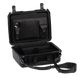 Black / Standard Laptop Tray + Lid Organizer for under 16” Screens / Twist Lock Latch