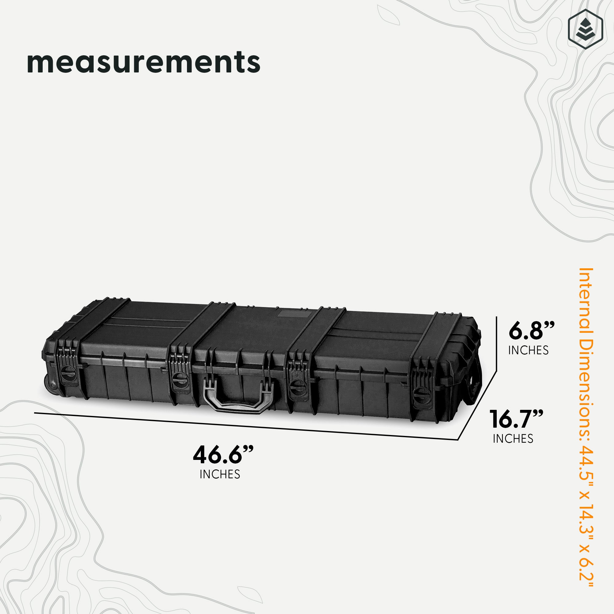Seahorse 1530 Hard Protective Rifle Case – Evergreen