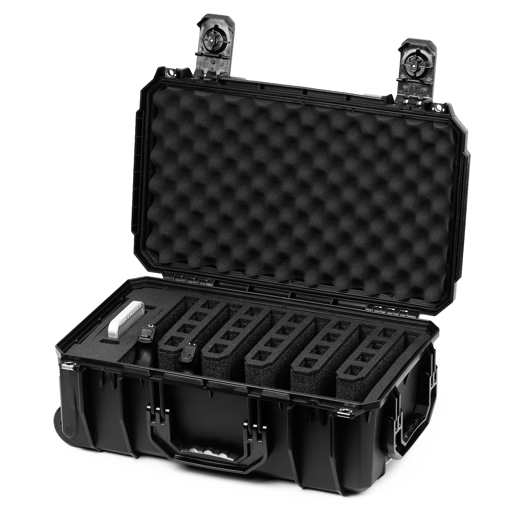 GLEN ケース Evergreen 830 | 6 Pistol + 20 Mag TSA-Approved Gun Case