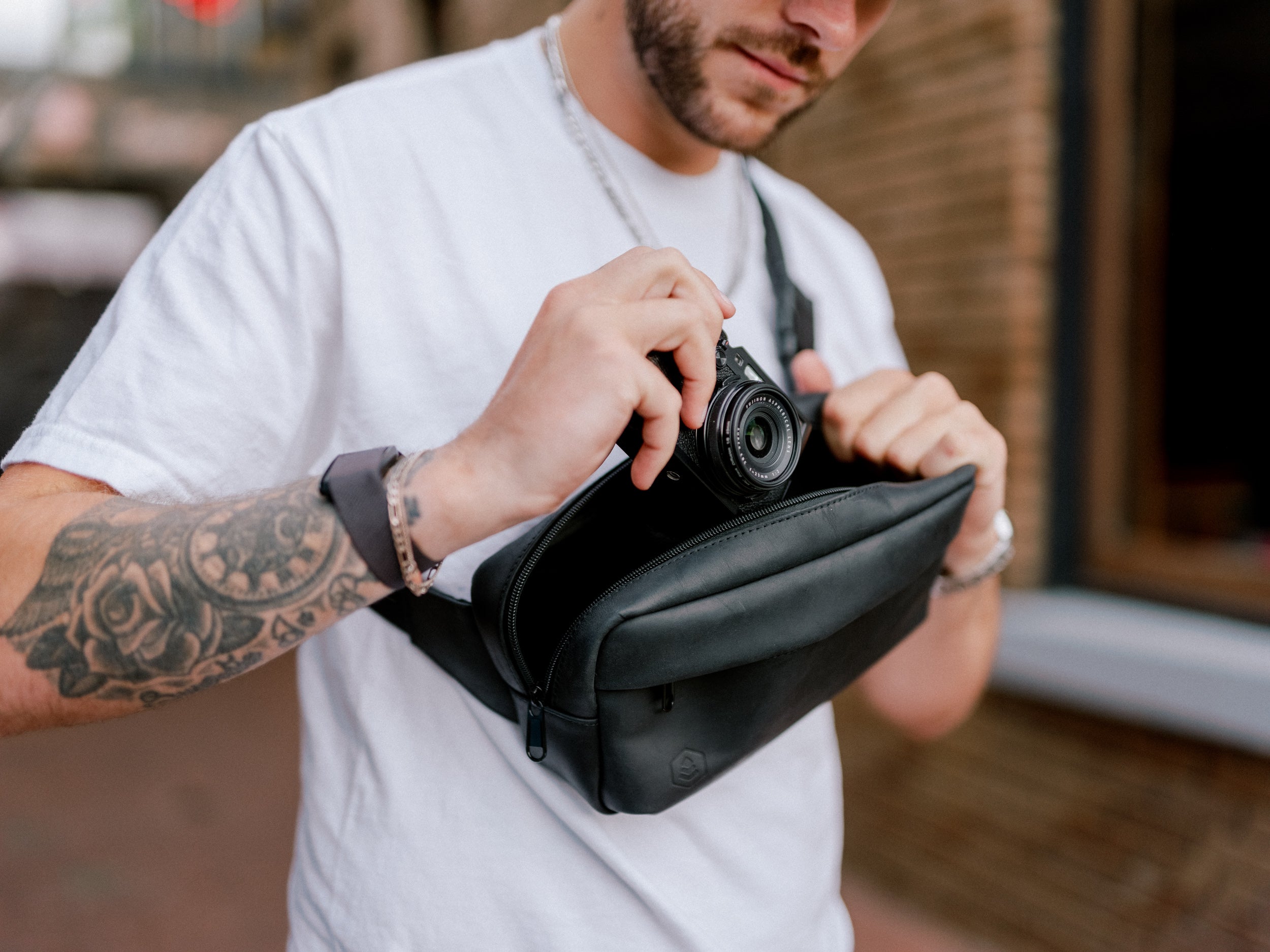 Legacy Camera Sling - 2L Leather