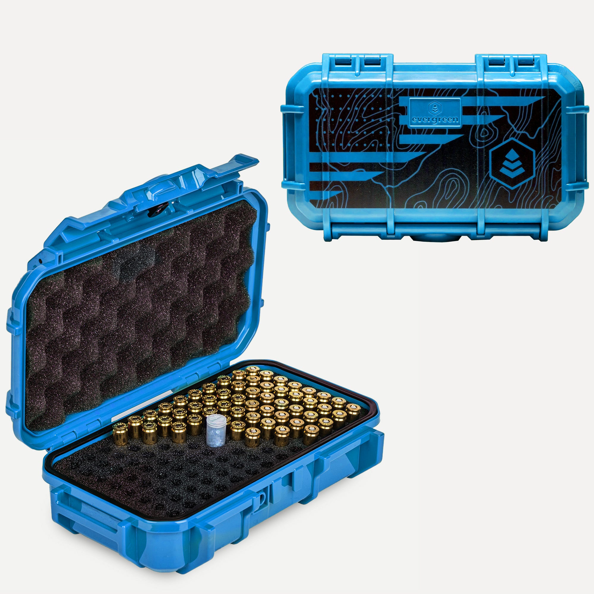 Evergreen 56 Pro USA Flag Pistol Ammo Case with ARIDZONE