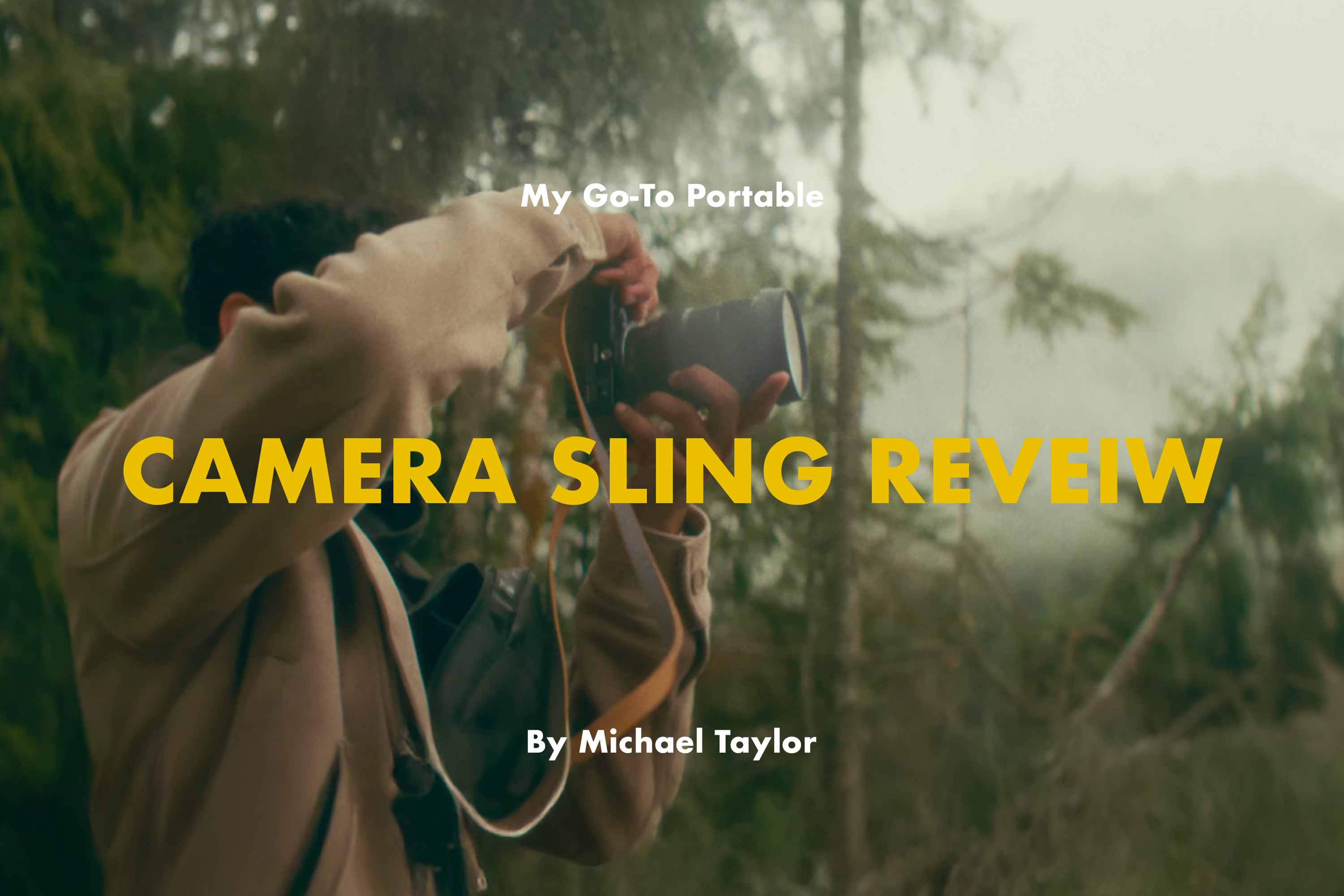 My GO-TO portable Camera Sling!