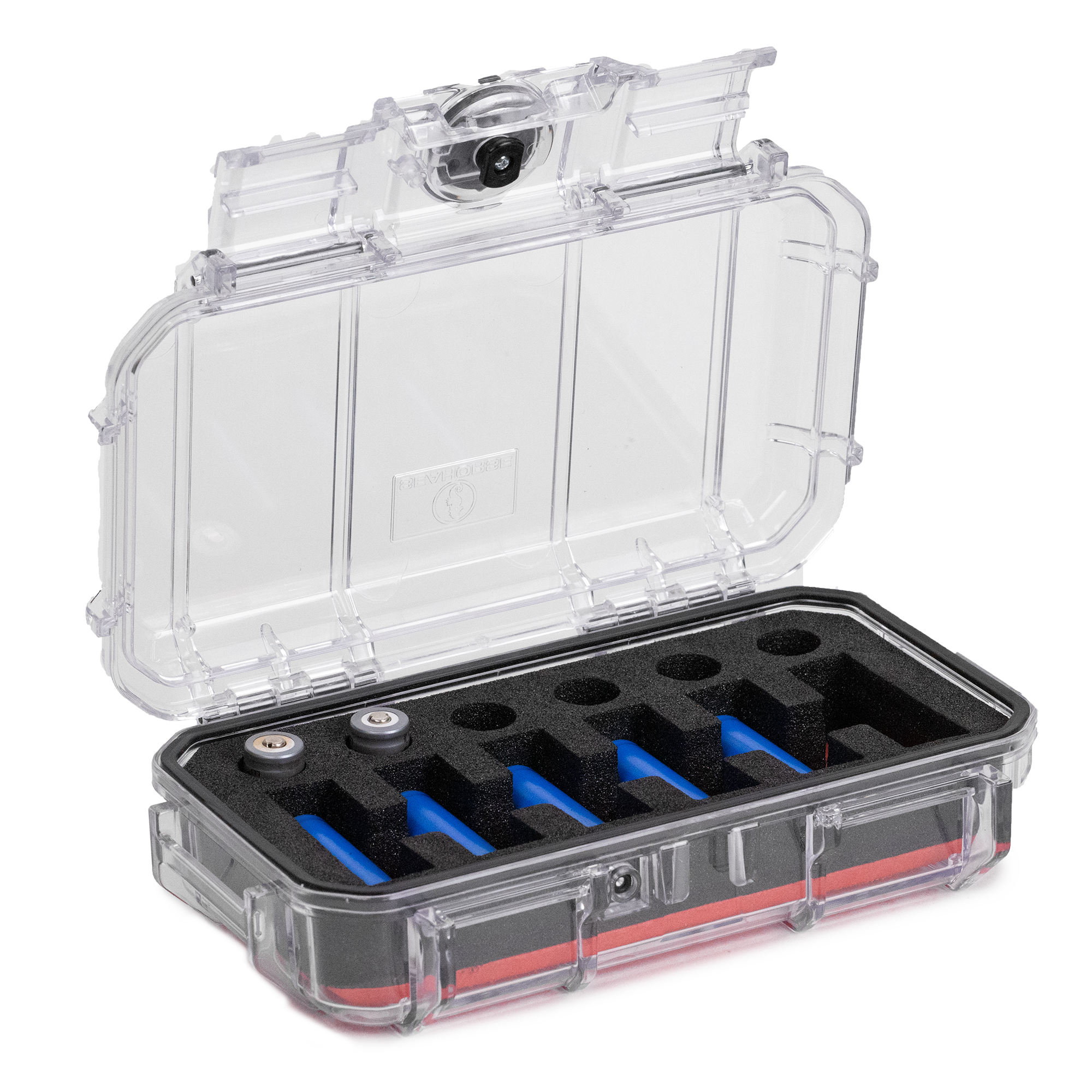 Evergreen 18650 & 23A Battery Storage - Lockable & Waterproof!