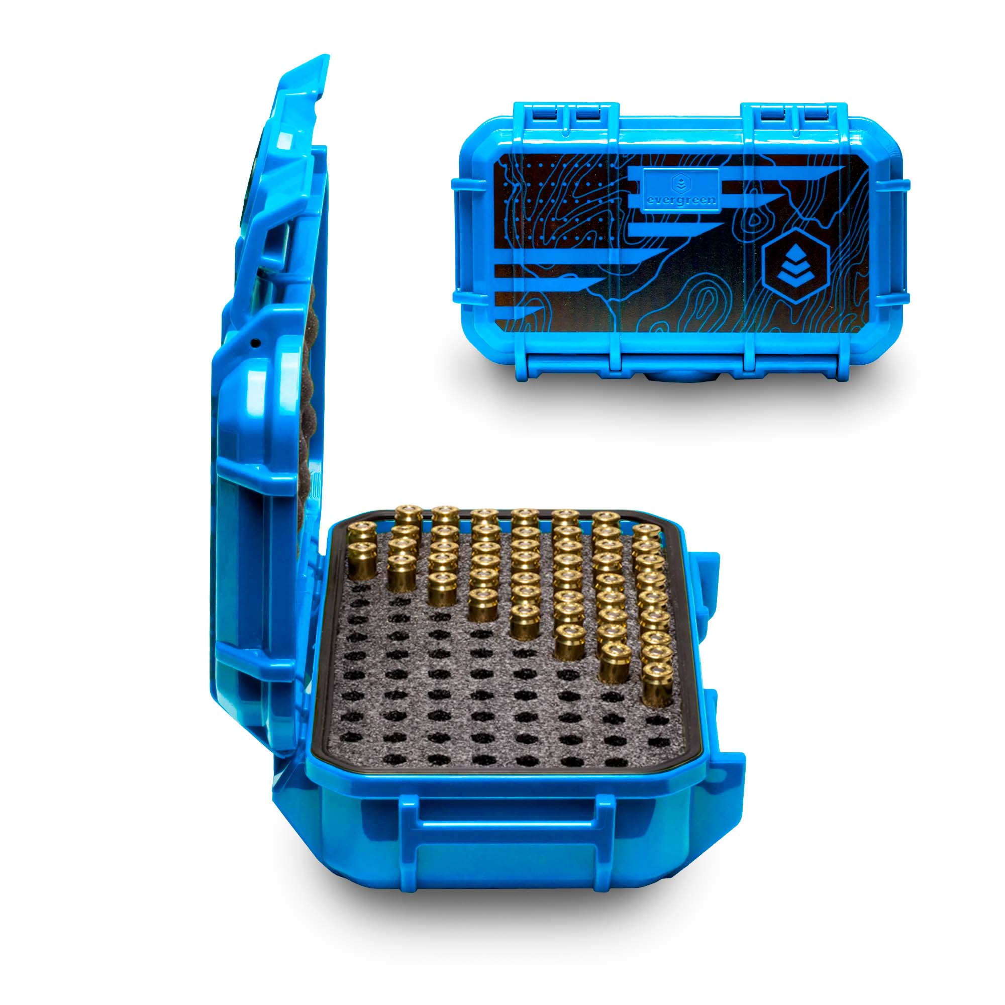 Evergreen 56 Pro USA Flag Pistol Ammo Case with ARIDZONE