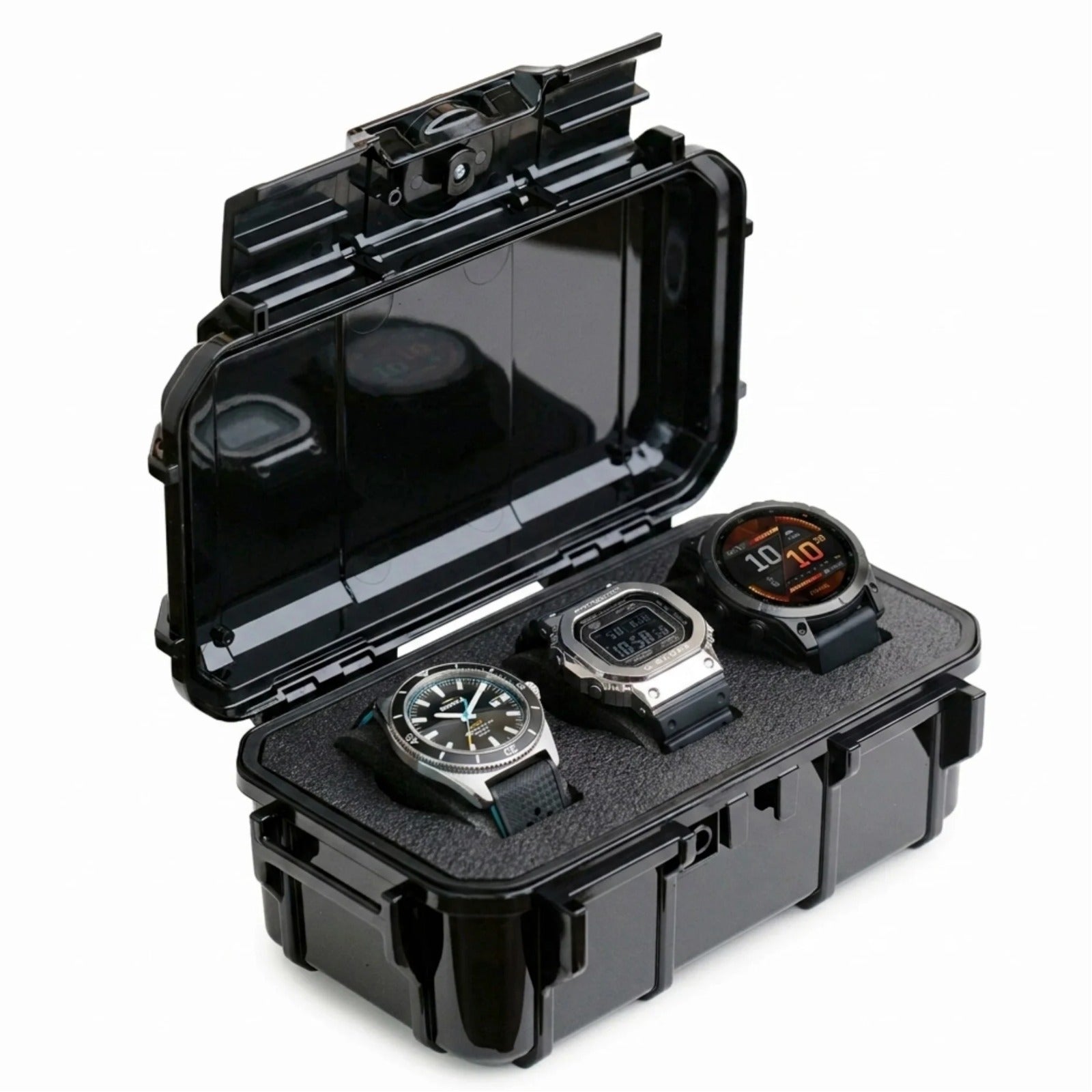 Watch Vault | 3 Watch Hard Case - Evergreen