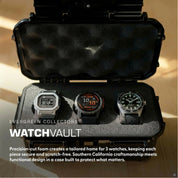 Watch Vault | 3 Watch Hard Case - Evergreen