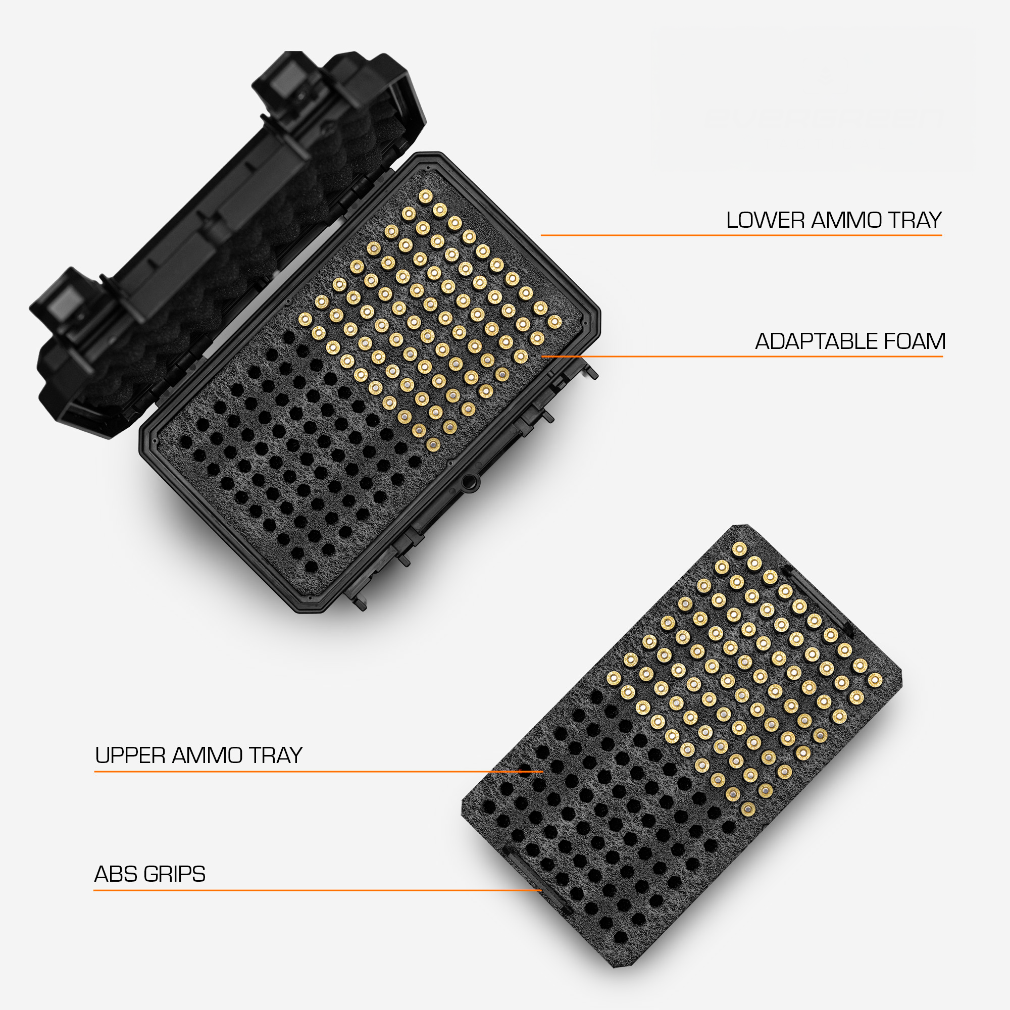 Ammo: 9mm * 300 rounds (230) - Evergreen