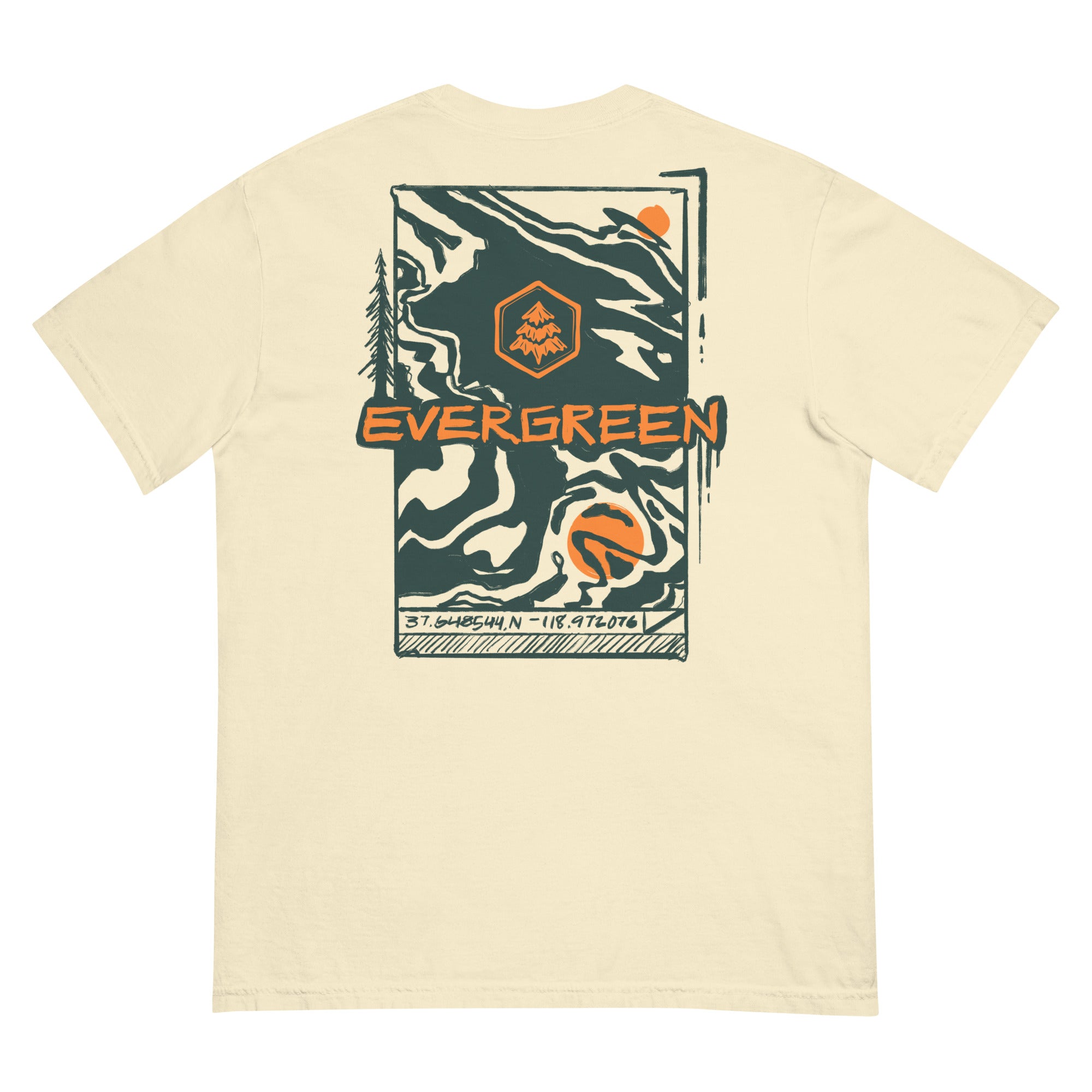 Evergreen Graphic Tee - Sky Edition - Heavy Weight Cotton