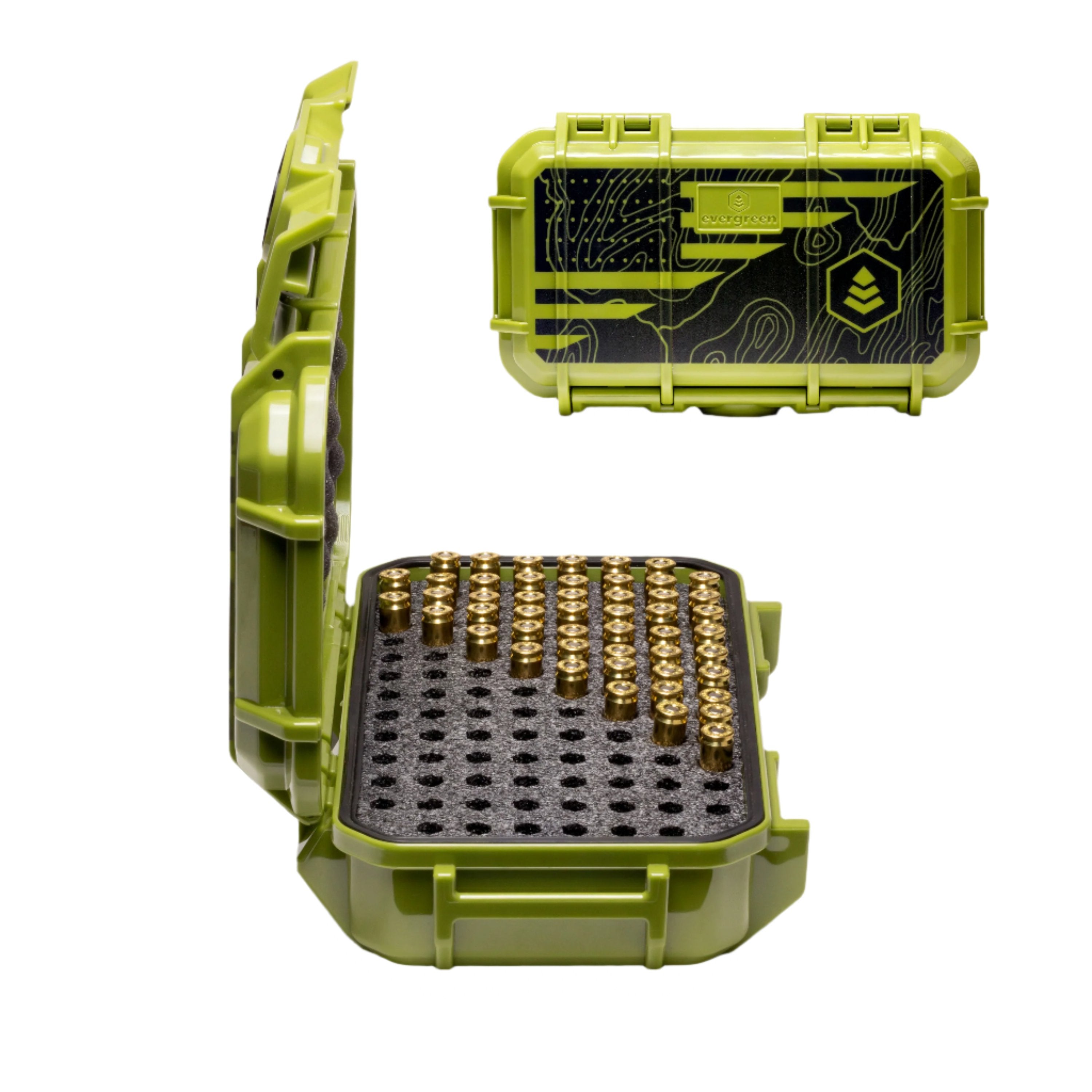 Evergreen 56 Pro USA Flag Pistol Ammo Case with ARIDZONE