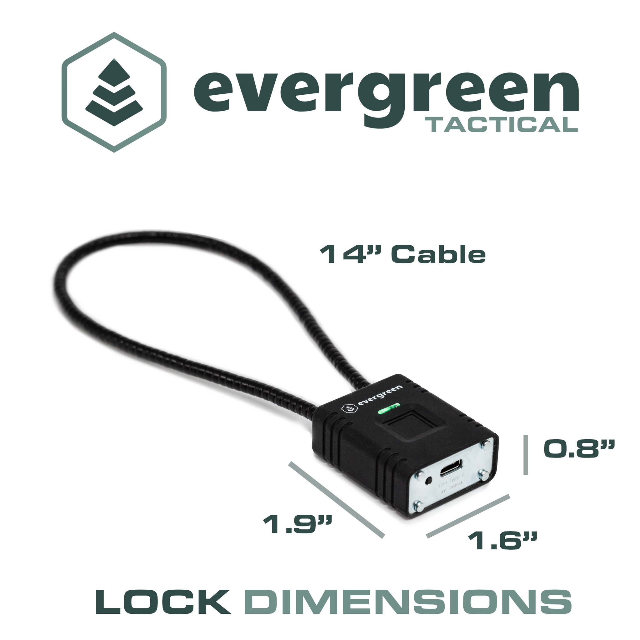 Evergreen - Biometric Cable Lock