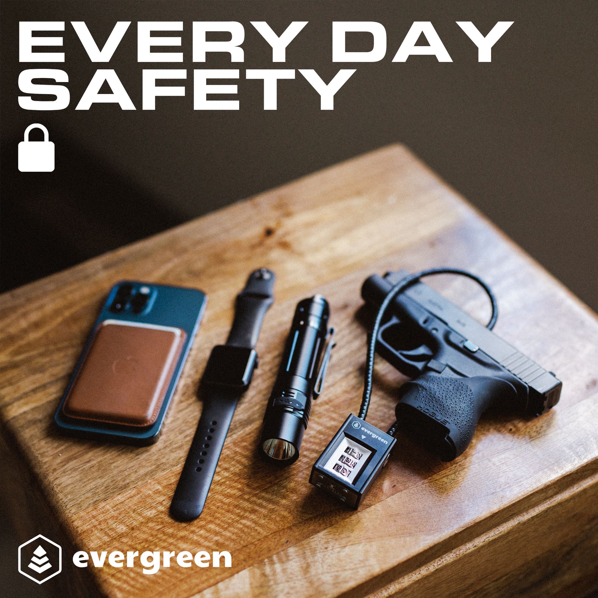 Evergreen - 3 Digit Cable Lock