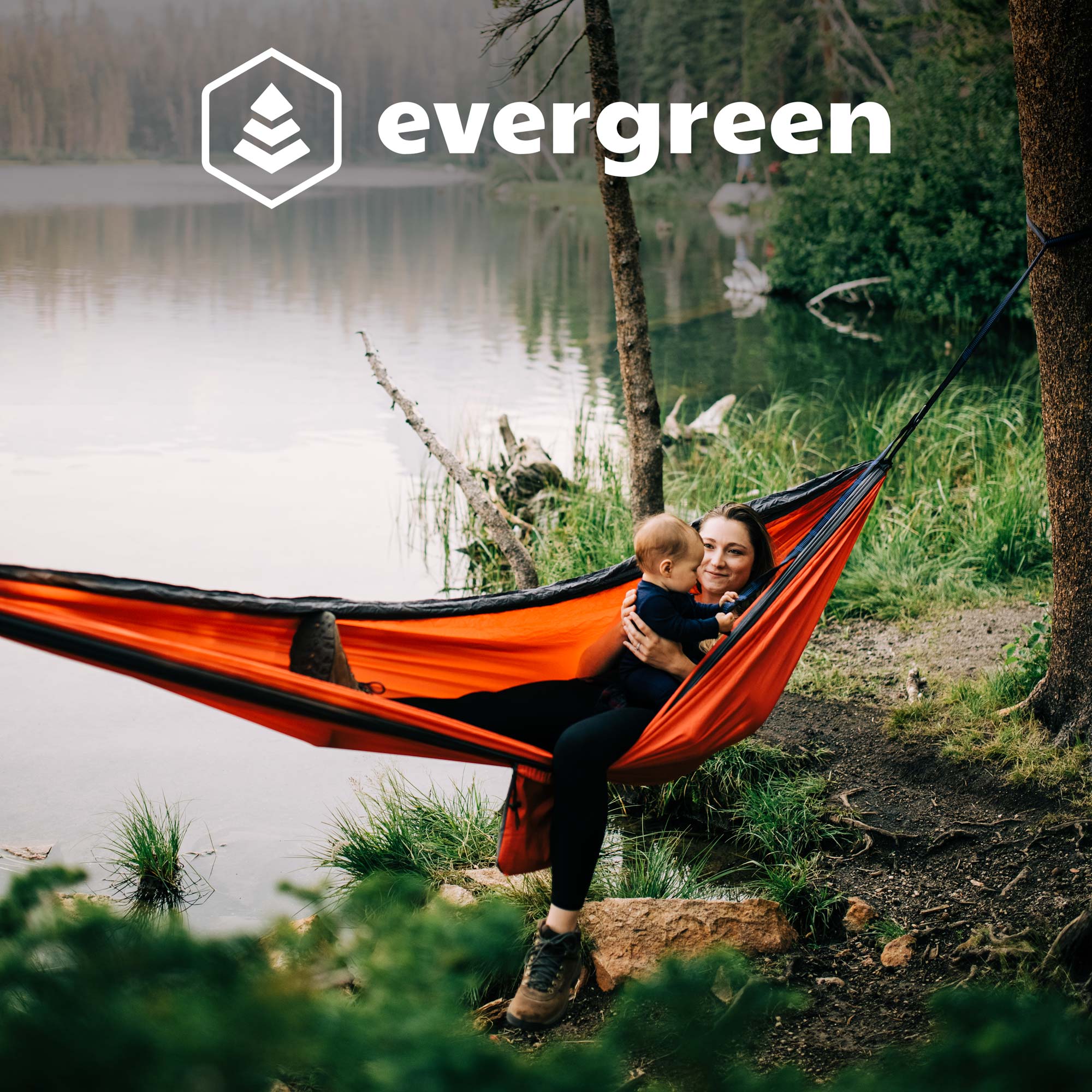 Evergreen Lightweight Camping Hammock