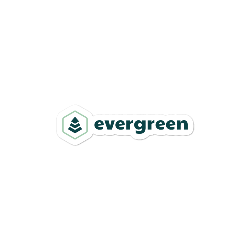 Evergreen Hydro Flask Sticker - Evergreen